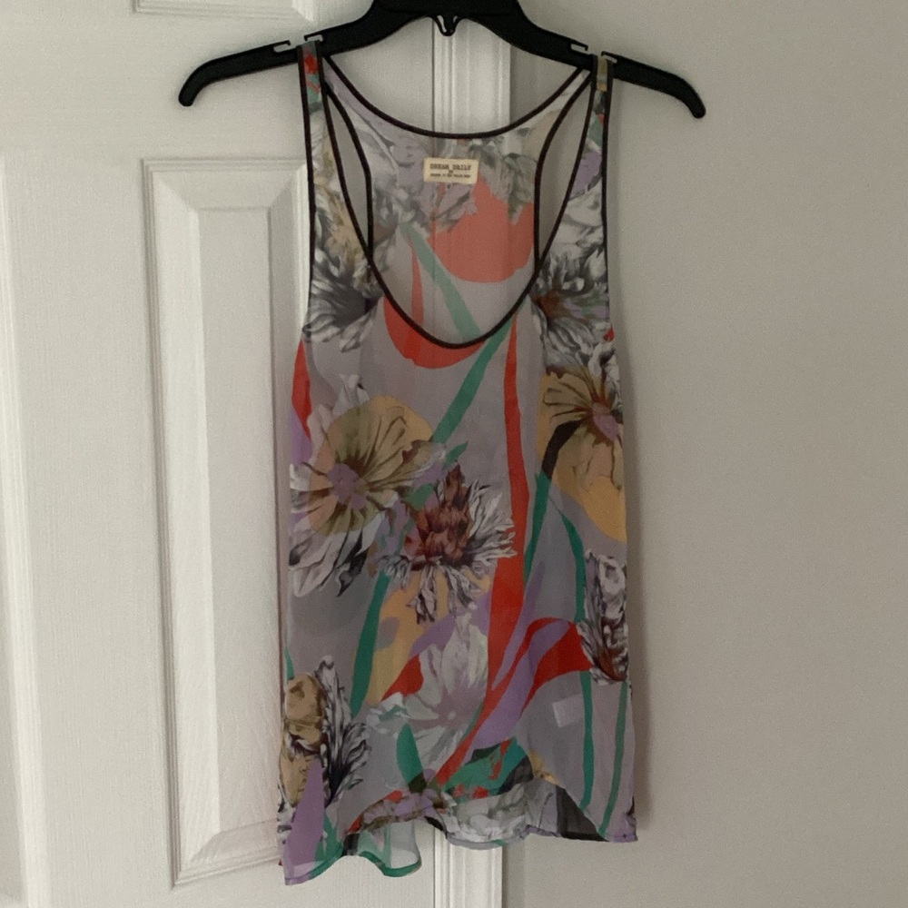 Floral Sheer Tank Top